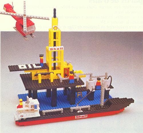 Offshore Rig with Fuel Tanker