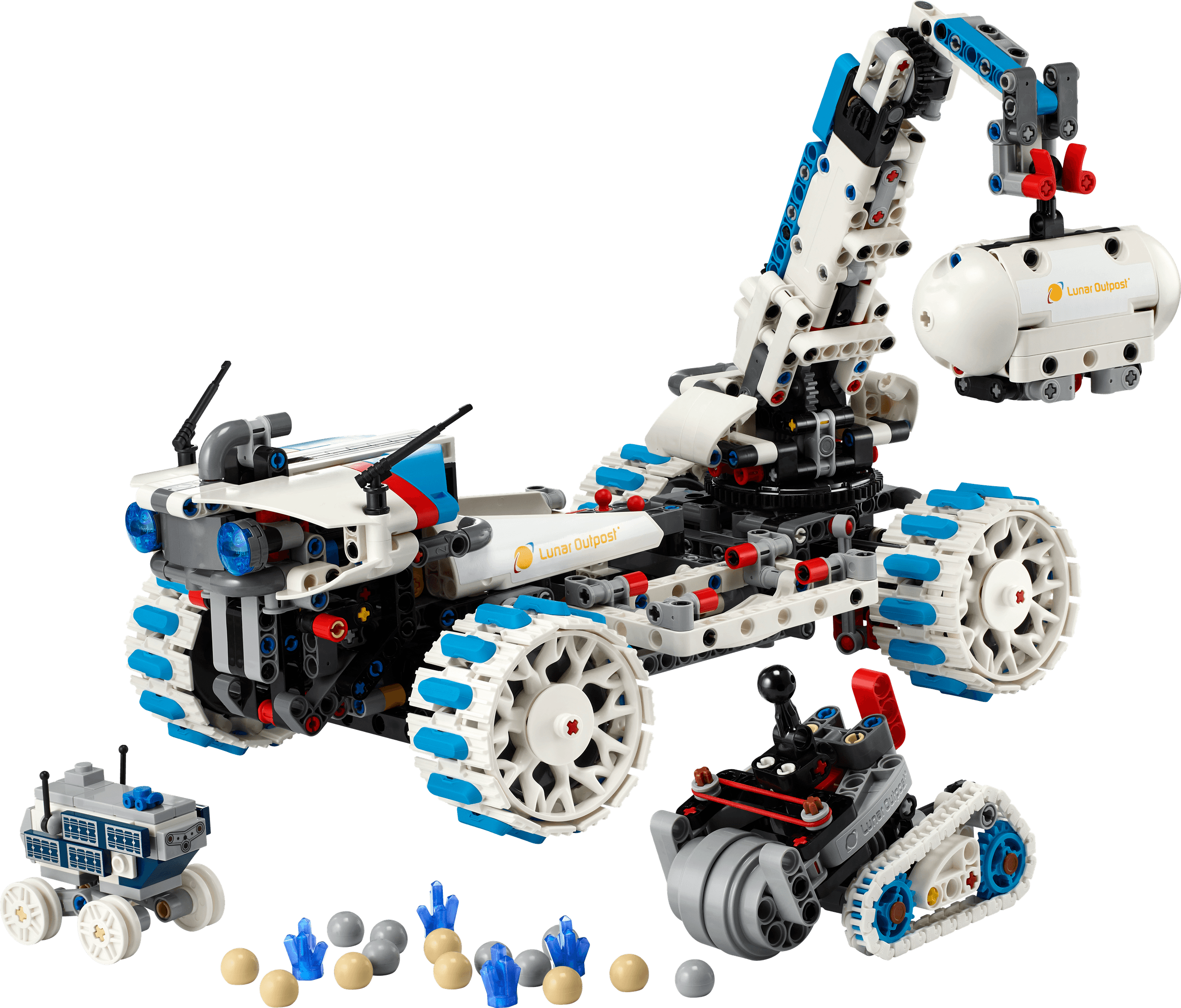 Lunar Outpost Moon Rover Space Vehicle