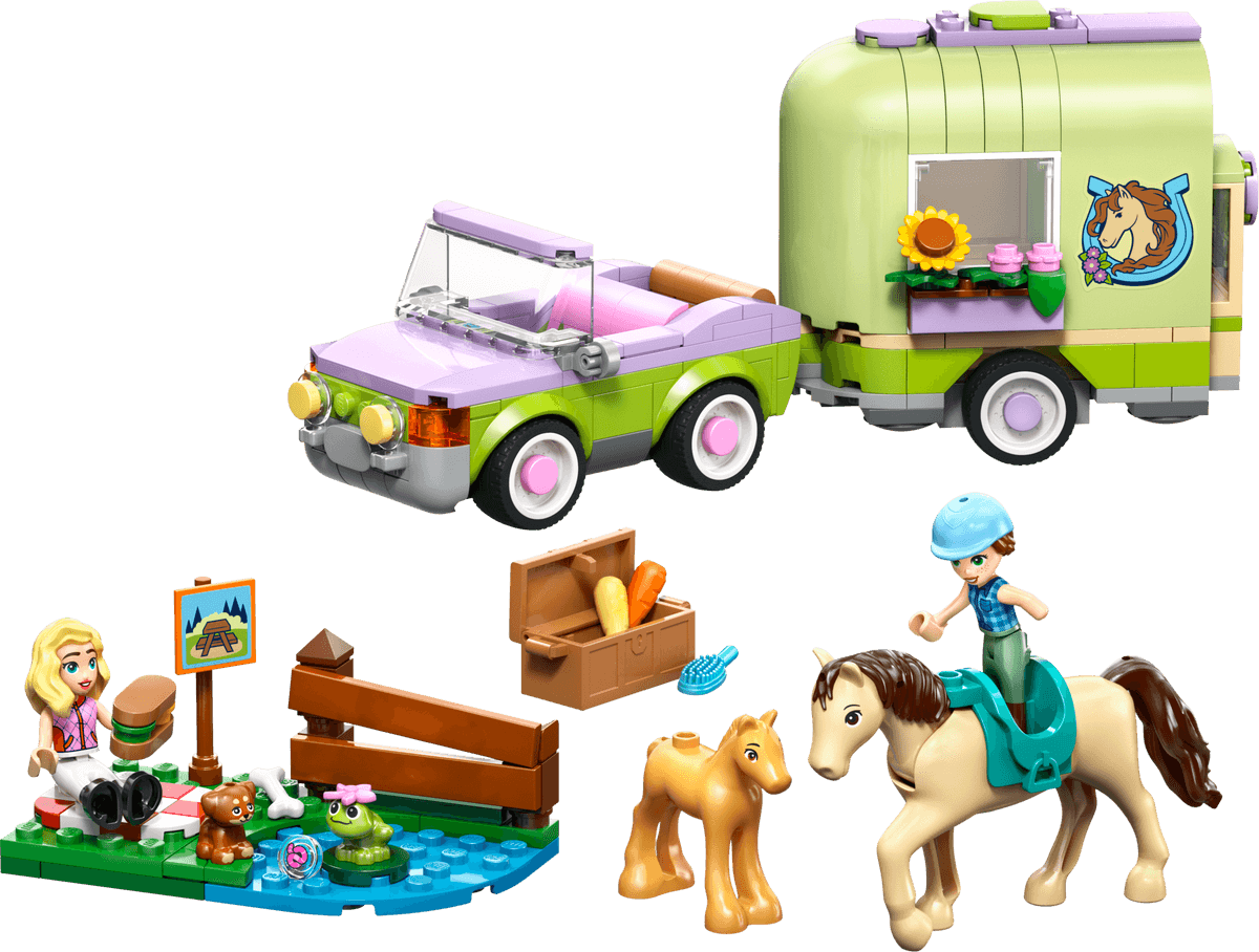 Horse & Baby Foal Trailer
