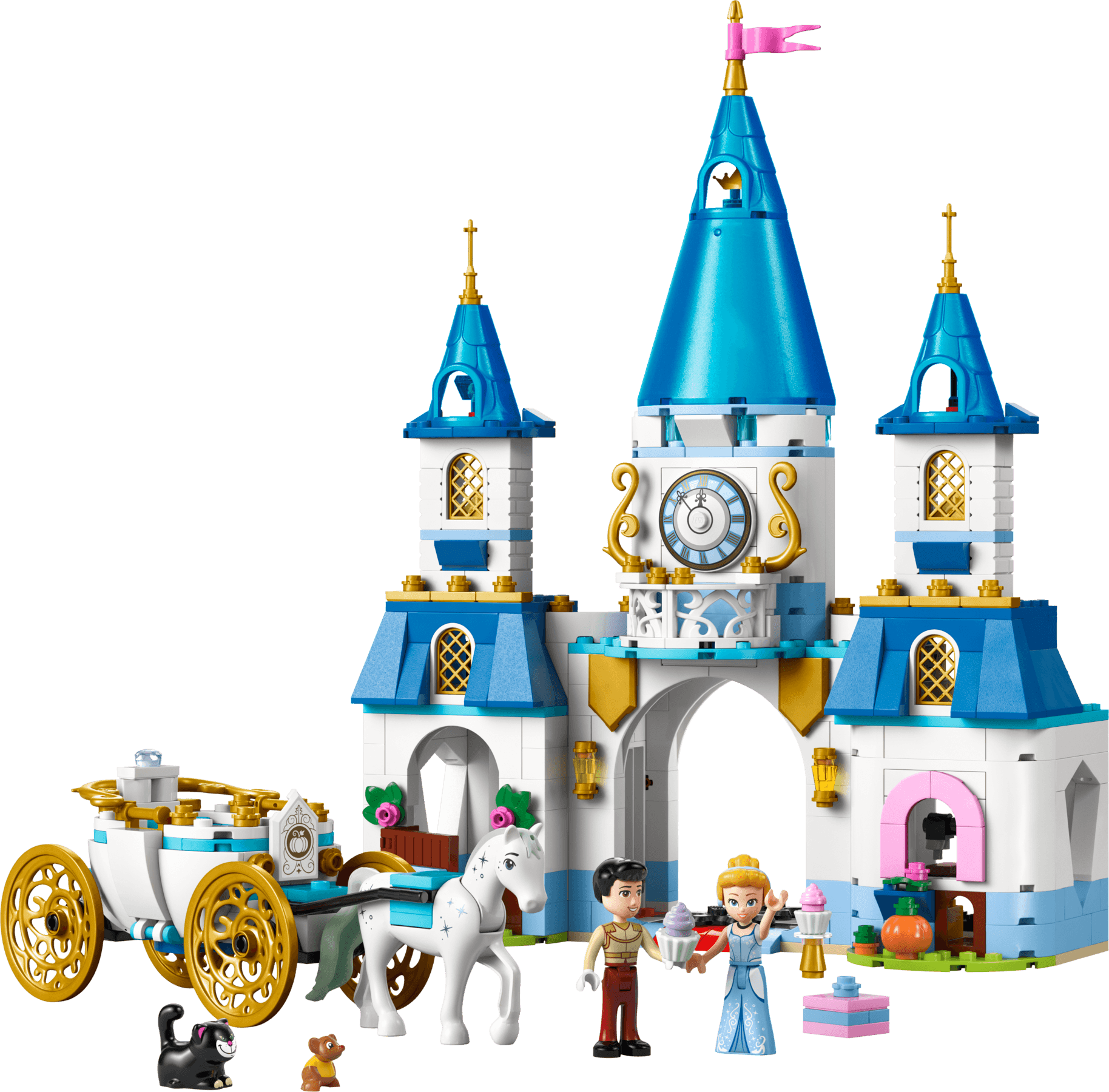 Cinderella's Castle & Horse Carriage