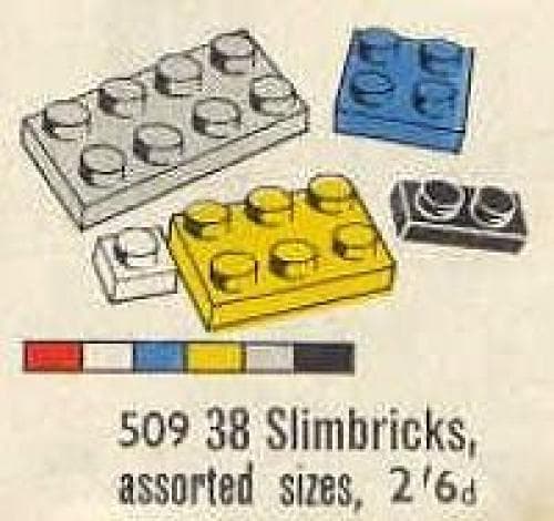 38 Slimbricks Assorted Sizes