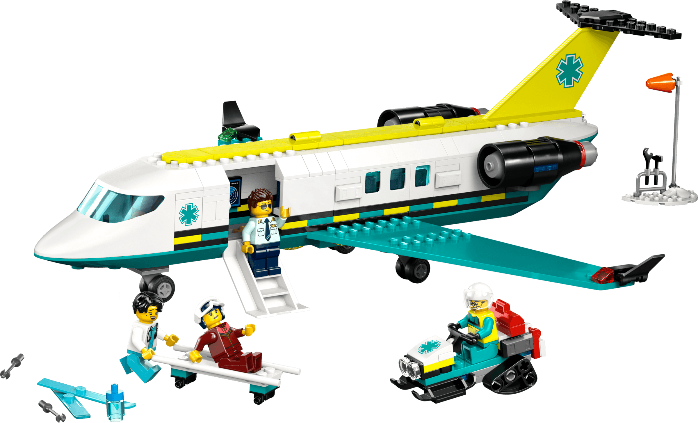 Emergency Air Ambulance Airplane