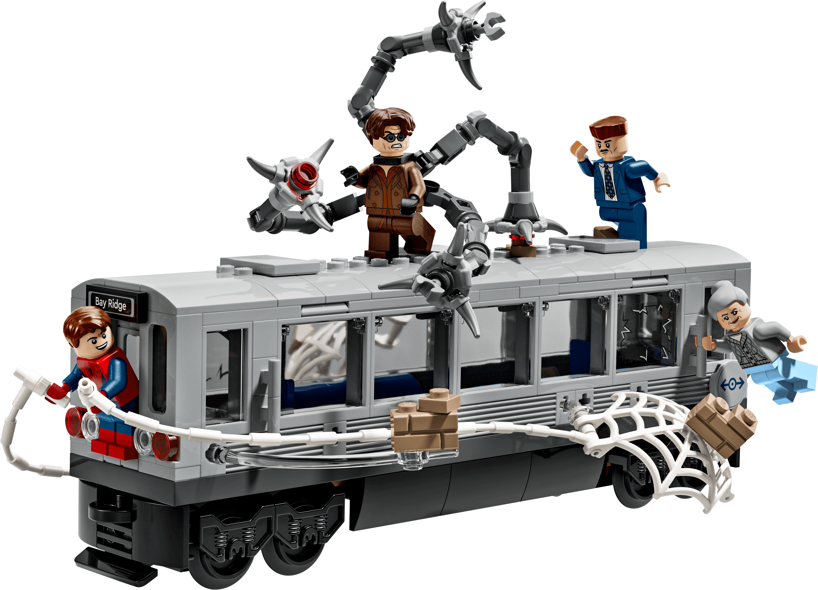 Spider-Man vs. Doc Ock Subway Train Scene