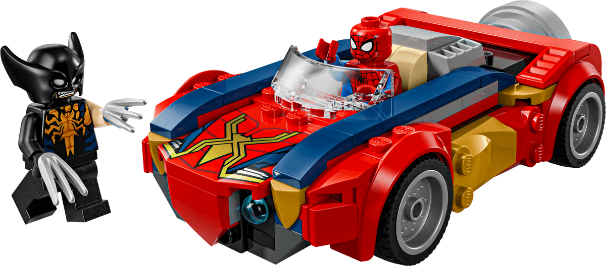 Spider-Man Car vs. Venomized Wolverine