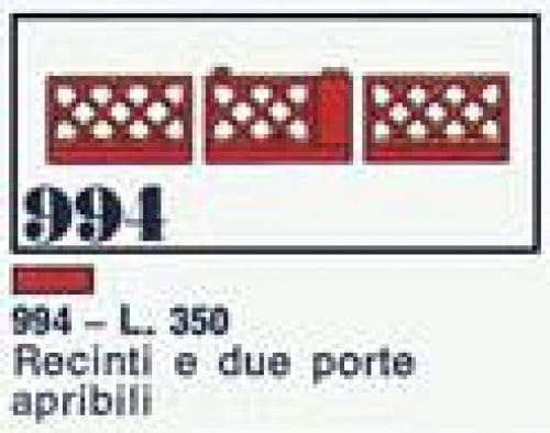 LEGO fences with garden gates